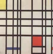 Piet Mondrian Composition with red,yellow and blue oil painting on canvas